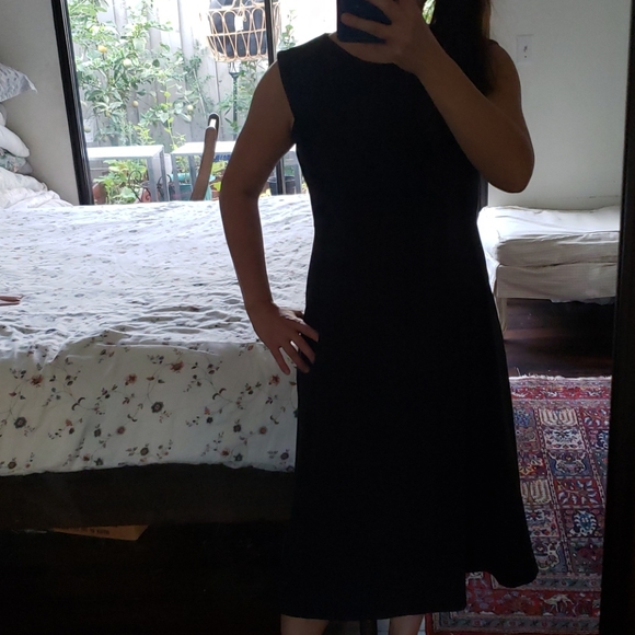 WHBM Bateau Fit and Flare Dress - Picture 2 of 5